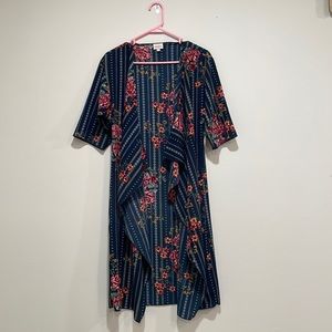LuLaRoe Long Floral Cardigan